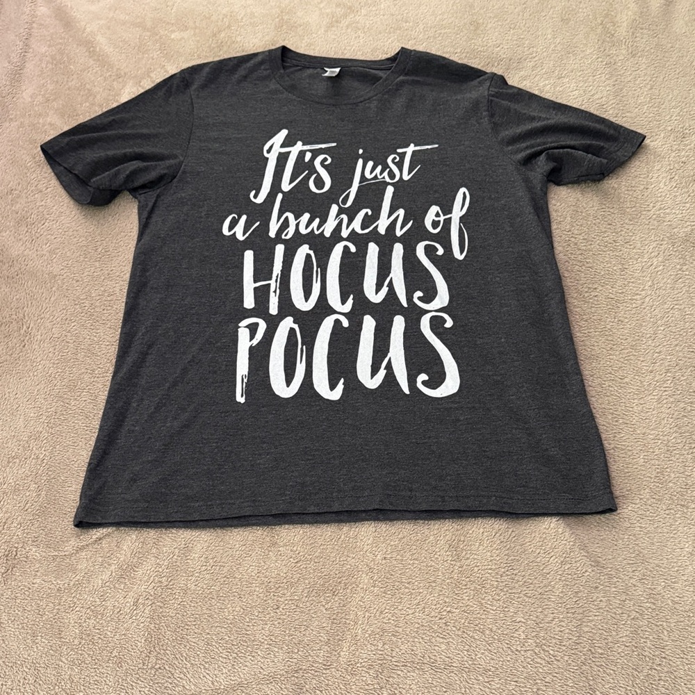 Bella Canvas “Hocus Pocus” Dark Gray Short Sleeve Tee